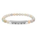 ENGRAVED NATURAL STONE BAR BRACELET | سوار حجر طبيعي محفور