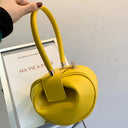 Luxury Round Handbag حقيبة يد نسائية دائرية Mini Shoulder Bag بتصميم أنيق من PU Leather