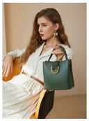 Genuine Leather Handbag حقيبة يد نسائية من الجلد الطبيعي Crossbody & Shoulder Bag أنيقة