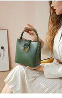 Genuine Leather Handbag حقيبة يد نسائية من الجلد الطبيعي Crossbody & Shoulder Bag أنيقة