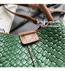 Fashion Bucket Bag حقيبة نسائية Bucket Bag أنيقة بتصميم Woven Effect مع Shoulder & Crossbody Strap
