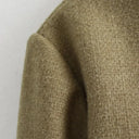 Fashion Women Cropped Jacket جاكيت نسائي قصير بأكمام طويلة Button Coat بتصميم أنيق 2025