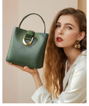 Genuine Leather Handbag حقيبة يد نسائية من الجلد الطبيعي Crossbody & Shoulder Bag أنيقة